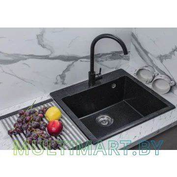 Кухонная мойка AV Engineering Unit AVE550500BKA (черный) картинка 4